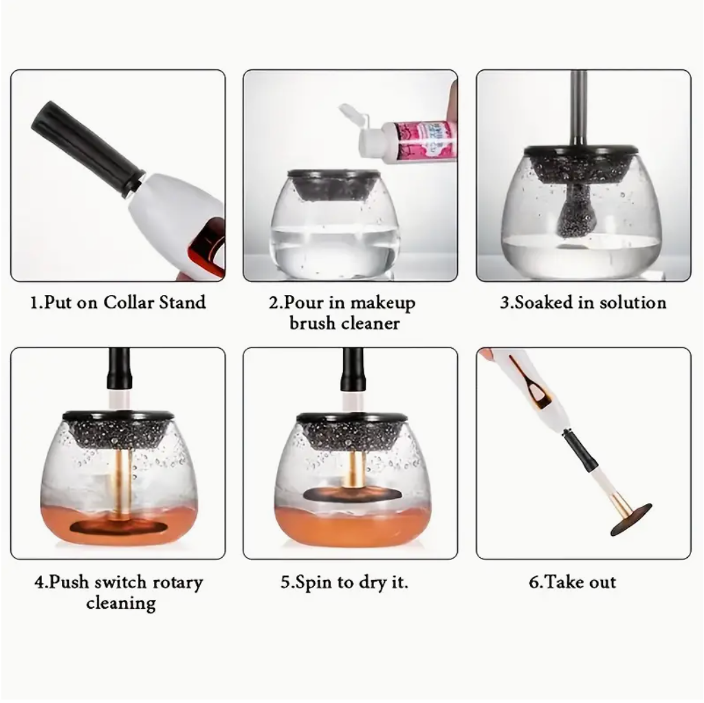 Unscented Electric Makeup Brush Cleaner& Dry